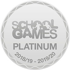 School Games Platinum 2018-2019 2019-2020 Logo